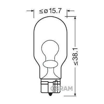 OSRAM ORIGINAL 921-02B Bombilla, Luces Diurnas barato | Distriauto