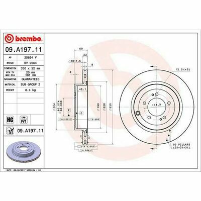 BREMBO COATED DISC LINE
