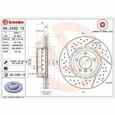 BREMBO TWO-PIECE DISCS LINE