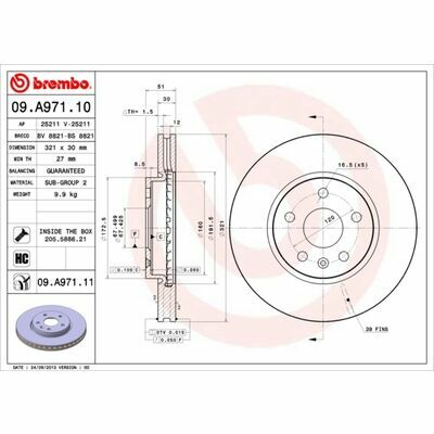 BREMBO COATED DISC LINE