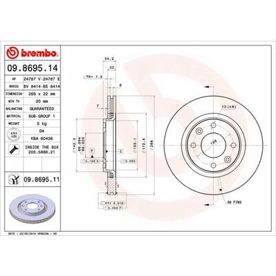 BREMBO COATED DISC LINE