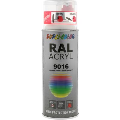 RAL ACRYL RAL 9016 verkehrsweiss seidenmatt 400 ml