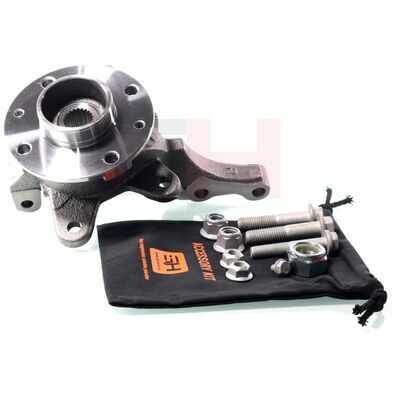 Fusée d'essieu complète