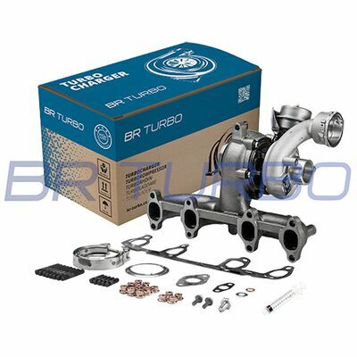 NEW BR TURBO TURBOCHARGER WITH MOUNTING KIT