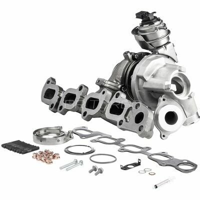 NEW BR TURBO TURBOCHARGER WITH MOUNTING KIT