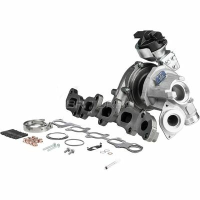 NEW BR TURBO TURBOCHARGER WITH MOUNTING KIT
