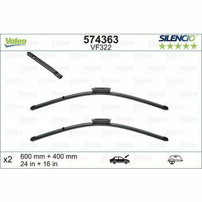 SILENCIO FLAT BLADE SET