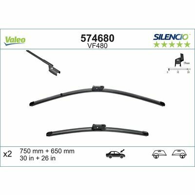 SILENCIO FLAT BLADE SET