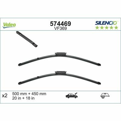 SILENCIO FLAT BLADE SET