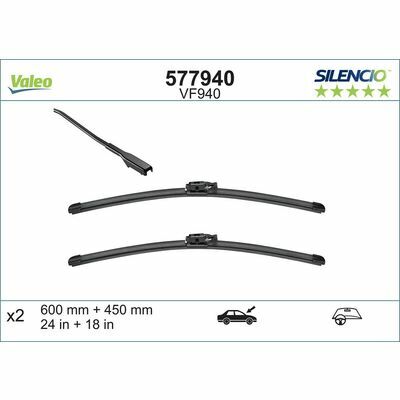 SILENCIO FLAT BLADE SET