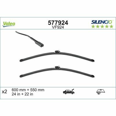 SILENCIO FLAT BLADE SET