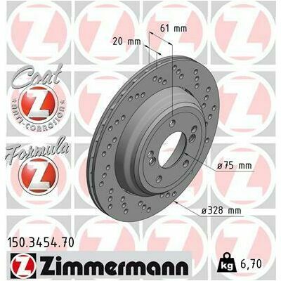 FORMULA Z DISQUE DE FREIN