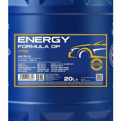Mannol 7701 Energy Formula OP 5W-30