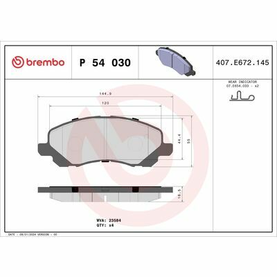 BREMBO XTRA LINE