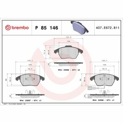 BREMBO XTRA LINE