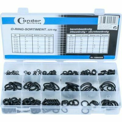 Assortiment de joints toriques