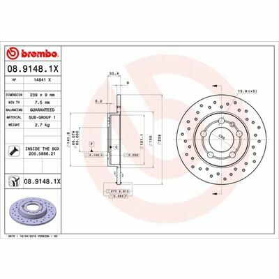 BREMBO XTRA LINE