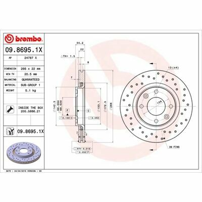 BREMBO XTRA LINE