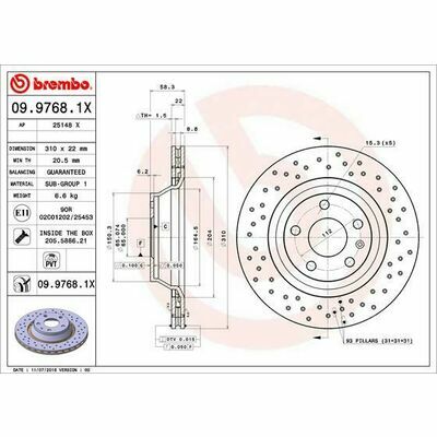 BREMBO XTRA LINE