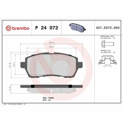 BREMBO XTRA LINE