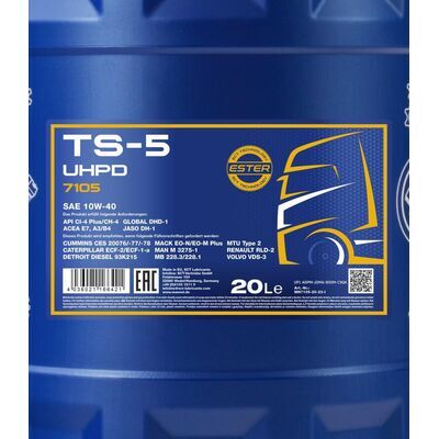 MANNOL 7105 TS-5 UHPD 10W-40