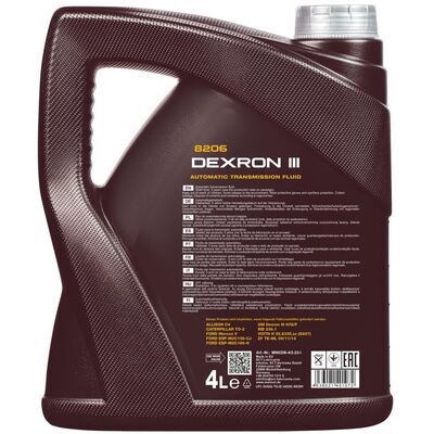 MANNOL 8206 Automatic Plus ATF DIII