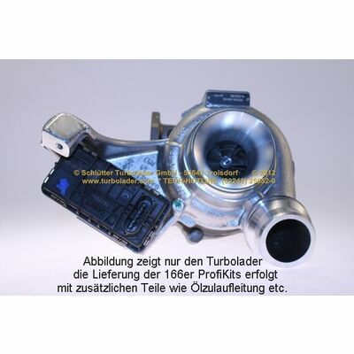 SCHLÜTTER TURBOLADER PROFI KIT - with org. NEW GARRETT Turbo 166