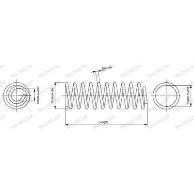 Ressort d'amortisseur EIBACH R10583