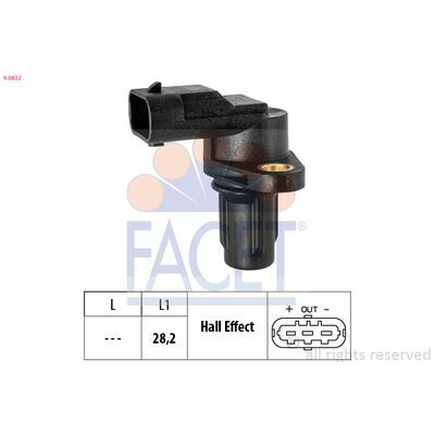 FACET Made in Italy - OE Equivalent 9.0832 Sensor 