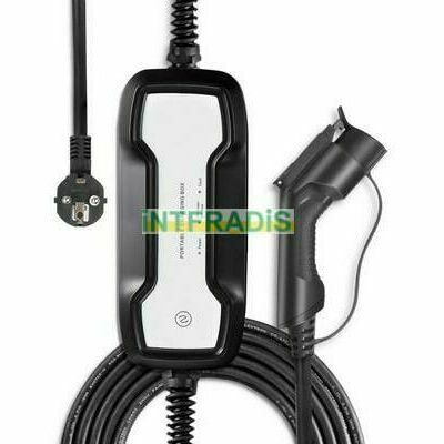 Cable recharge voiture electrique, Type 1, 5m - INTFRADIS 