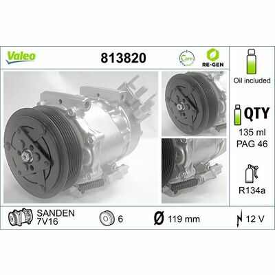 VALEO RE-GEN ECHANGE STANDARD