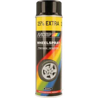 Wheelspray schwarz glänzend 500 ml