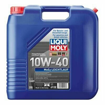 LIQUI MOLY MoS2 Leichtlauf 10W-40 1089 Aceite de Motor barato