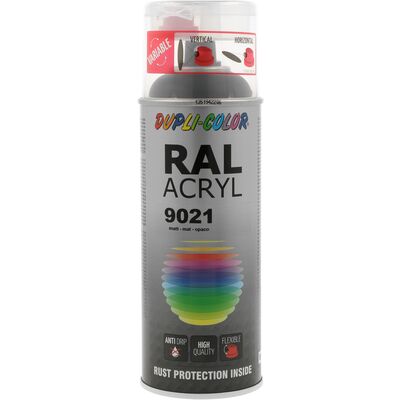 RAL ACRYL RAL 9021 teerschwarz matt 400 ml