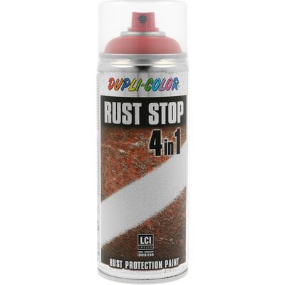 RUST STOP RAL 3000 flame red satin mat 400 ml