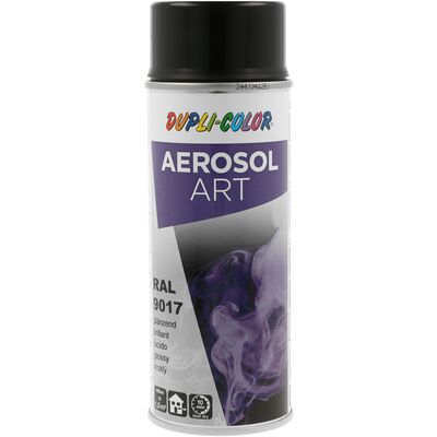 AEROSOL ART RAL 9017 traffic black gloss 400 ml