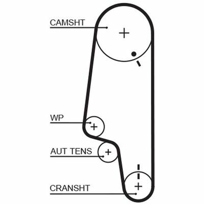 Kit de distribution + pompe à eau HEPU PK05410