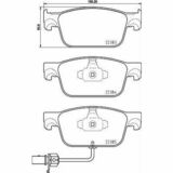 BREMBO XTRA LINE, PASTIGLIE FRENO DIREZIONALI