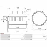 Tout neuf | AS-PL | Bobine d'alternateur