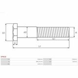 Brandneu | AS-PL | Anlassermagnetschalter-festanker