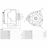 Tout neuf | AS-PL | Alternateurs | 104210-1170