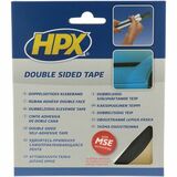 Mounting tape double-sided black 12 mm x 10 m