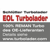 END of LIFE Turbocharger - Original BorgWarner Reman