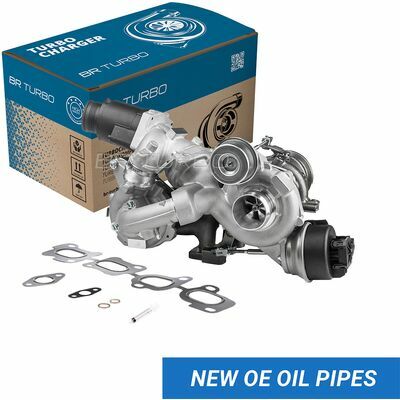 NEW BR TURBO TURBOCHARGER WITH GASKET KIT