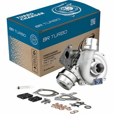 NEW BR TURBO TURBOCHARGER WITH MOUNTING KIT