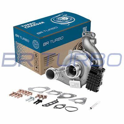 NEW BR TURBO TURBOCHARGER WITH MOUNTING KIT