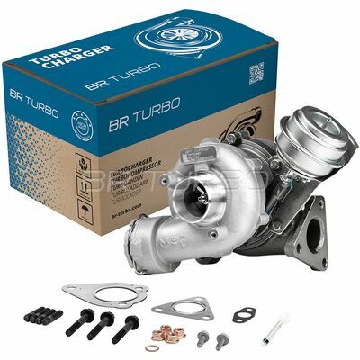 NEW BR TURBO TURBOCHARGER WITH MOUNTING KIT