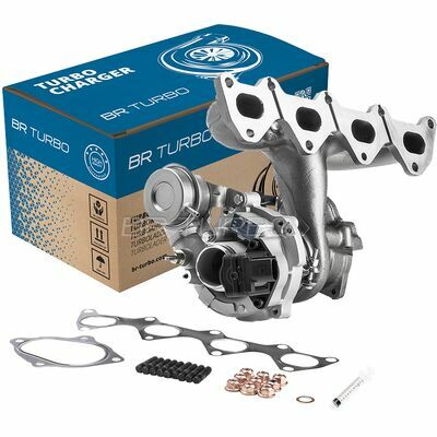 NEW BR TURBO TURBOCHARGER WITH GASKET KIT
