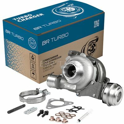 NEW BR TURBO TURBOCHARGER WITH MOUNTING KIT