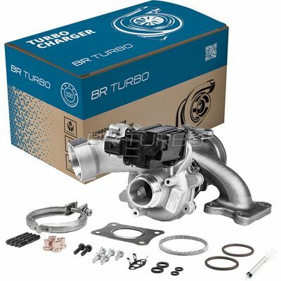 NEW BR TURBO TURBOCHARGER WITH MOUNTING KIT
